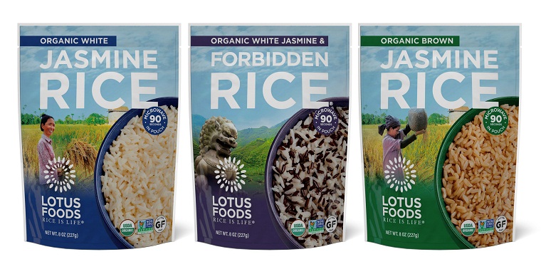 Packaged Healthy Rice Now Heat & Eat Rice Pouches for Ready-to-go Organic Rice